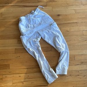 ASOS size 4 white cargo sweat pants